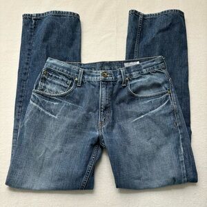 Levis Silver Tab Jeans Men 33"W x 34"L Blue Boot Cut Mid Rise Cotton